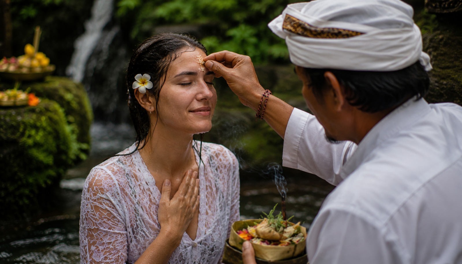 Why Do People Feel Lighter After Melukat? Understanding Emotional Release Through Bali’s Sacred Water Ritual